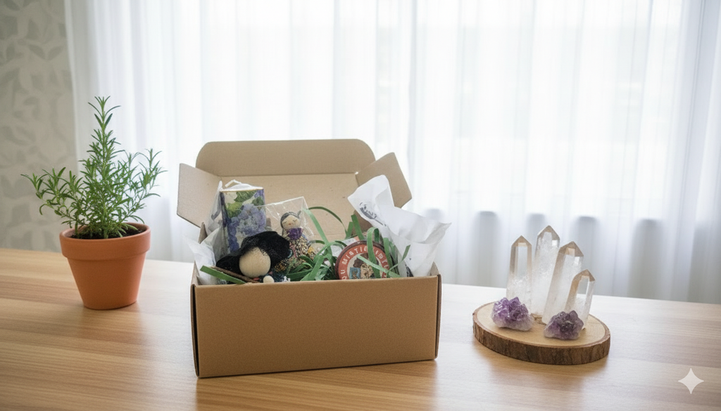 Kit Místico Bruxa Proteção | Sabonete Vegano + 2 Bonecas Amuleto Proteção e Sorte | Esotérico Artesanal